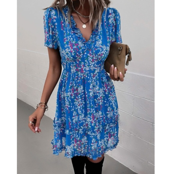 Boho frill trim dress - Picture 9 of 10